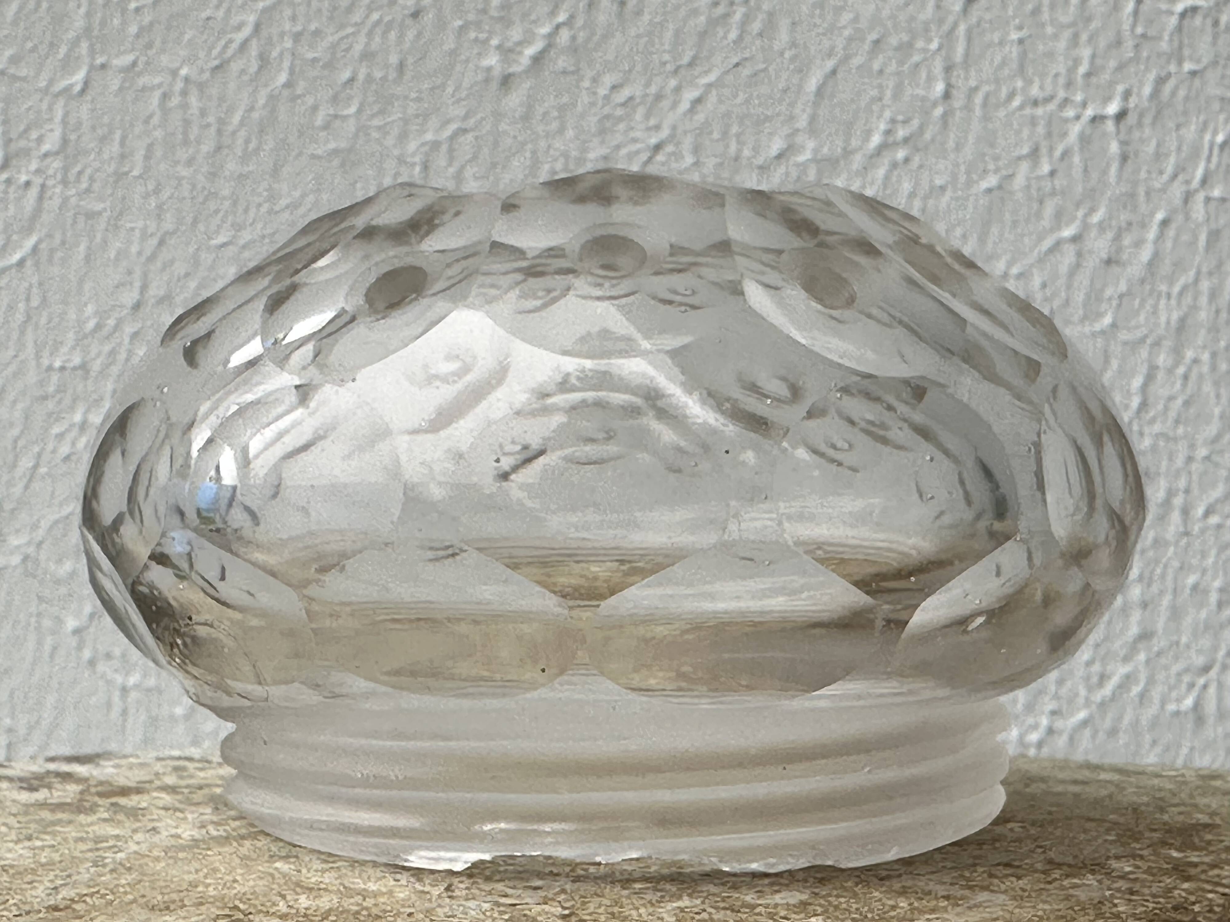 18th century crystal sugar shaker