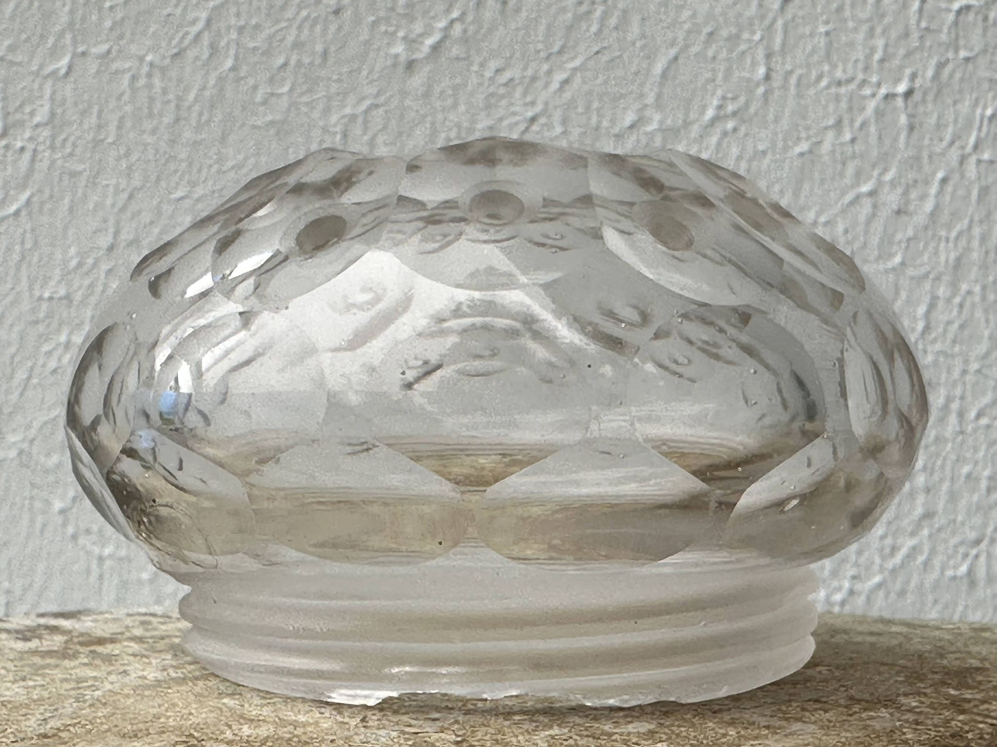 Saupoudreuse à sucre en cristal, XVIIIème siècle