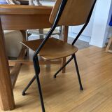 Set of 4 vintage post-modern design chairs