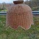 Suspension lampshade rattan straw