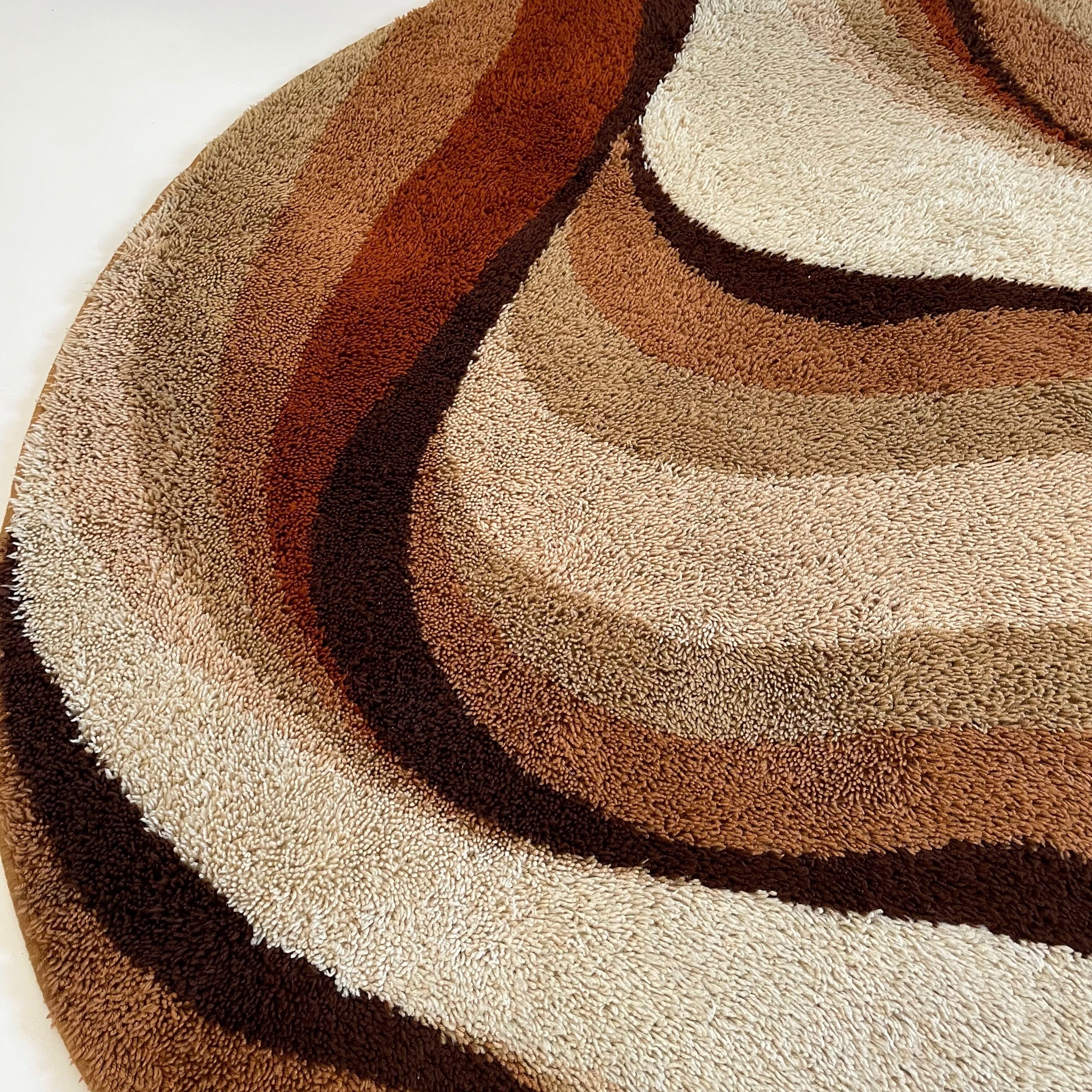Vintage High Pile Rya rug by Prinstapijt Desso, Netherlands, 1970s