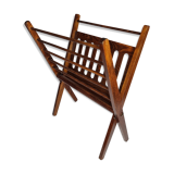 Folding teak magazine holder by Cees Braakman