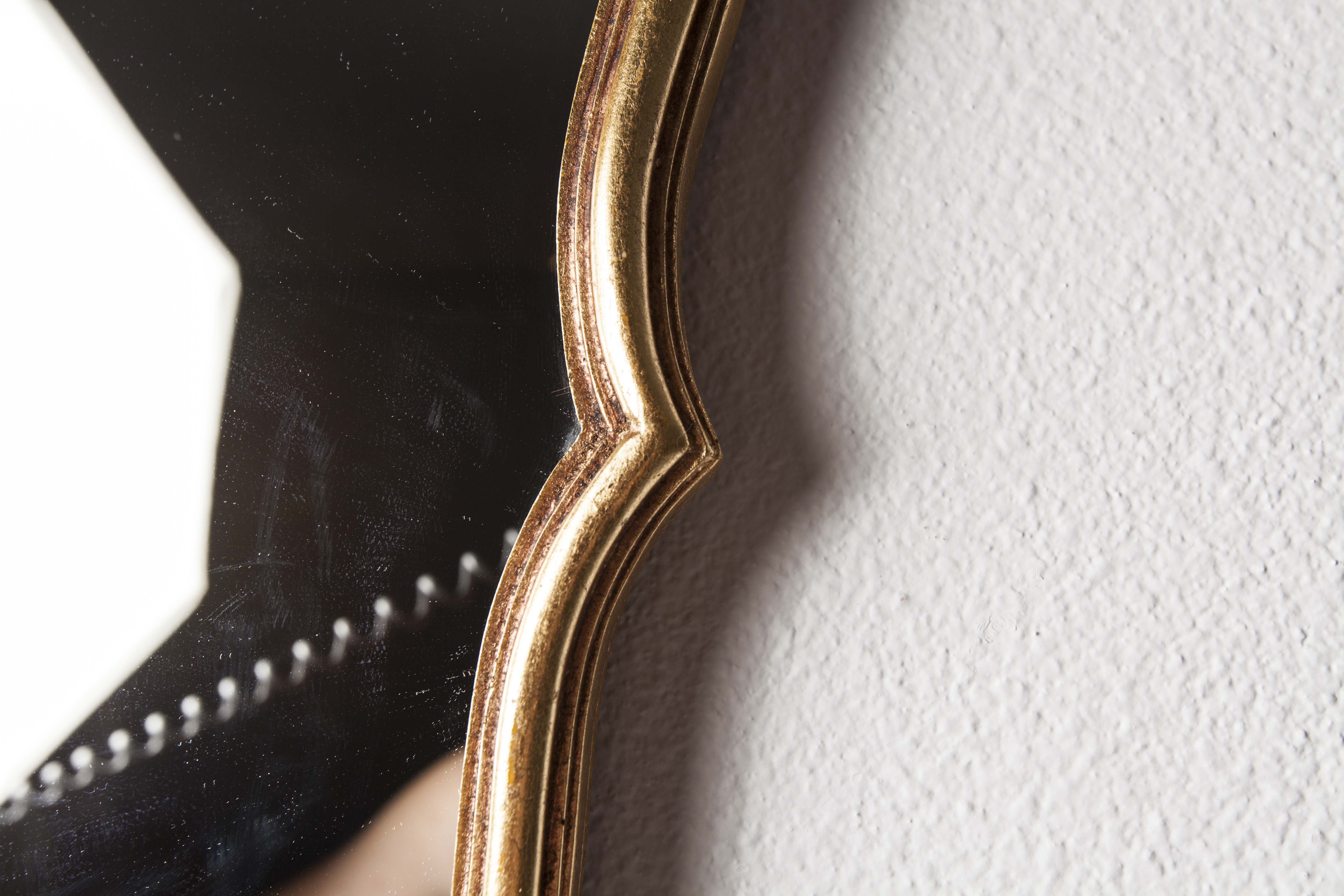 Golden mirror style Louis XV 30x46cm