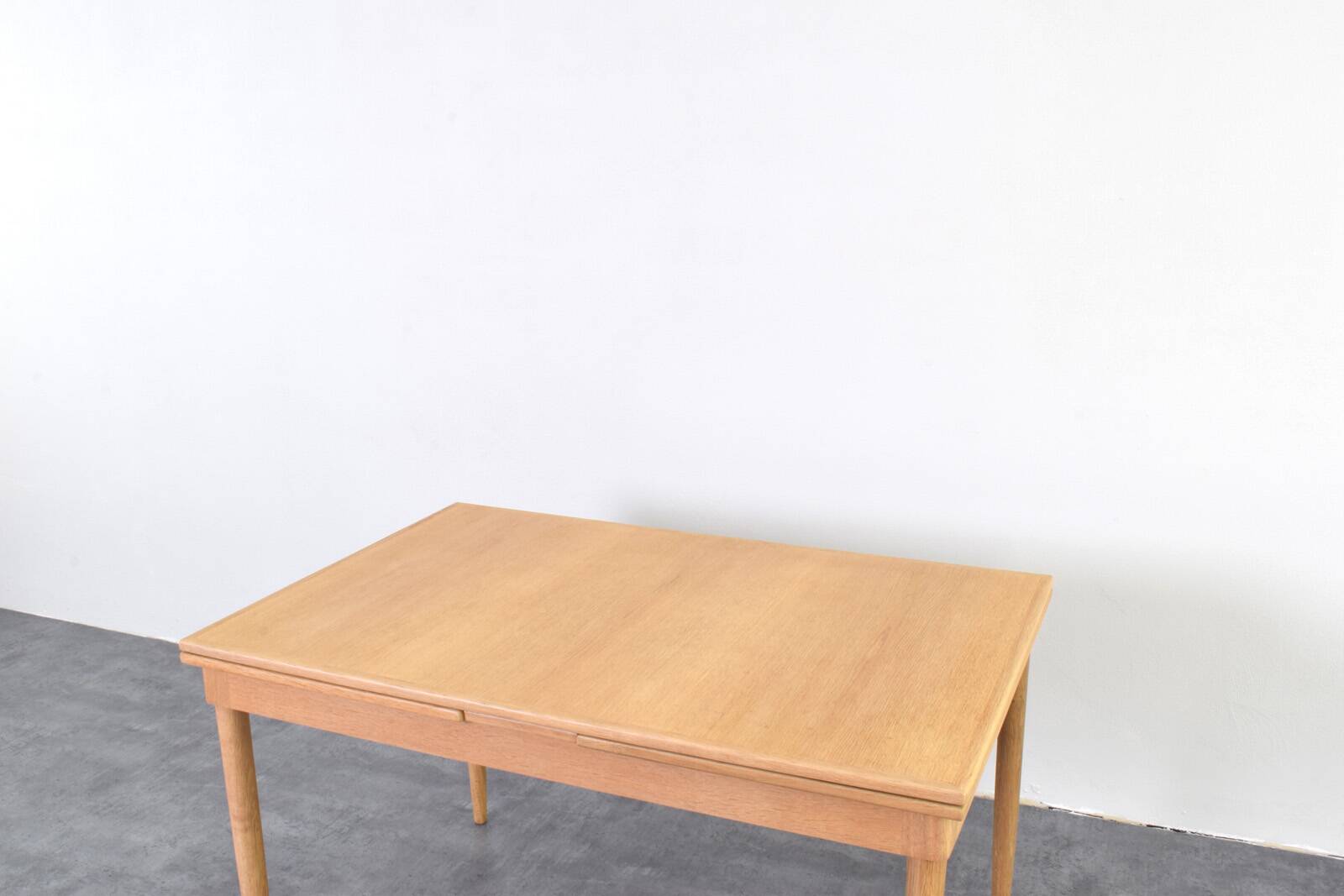 Mid-Century Danish Oak Extendable Dining Table, 1960s.