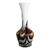 Vase soliflore vintage en verre soufflé
