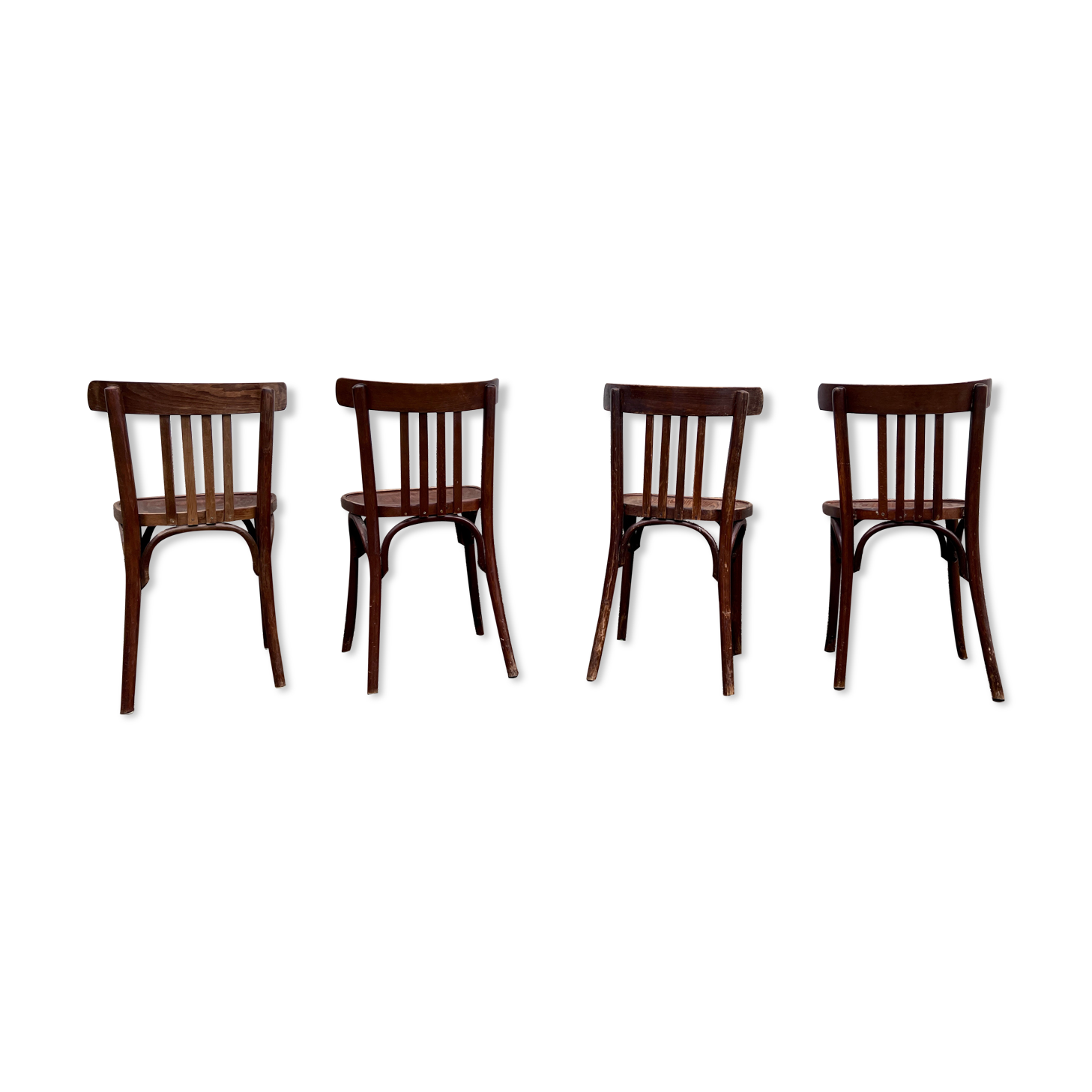 Series of 4 bistro chairs