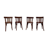 Série de 4 chaises bistrot