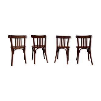 Series of 4 bistro chairs