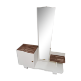 Old asymmetrical art deco dressing table