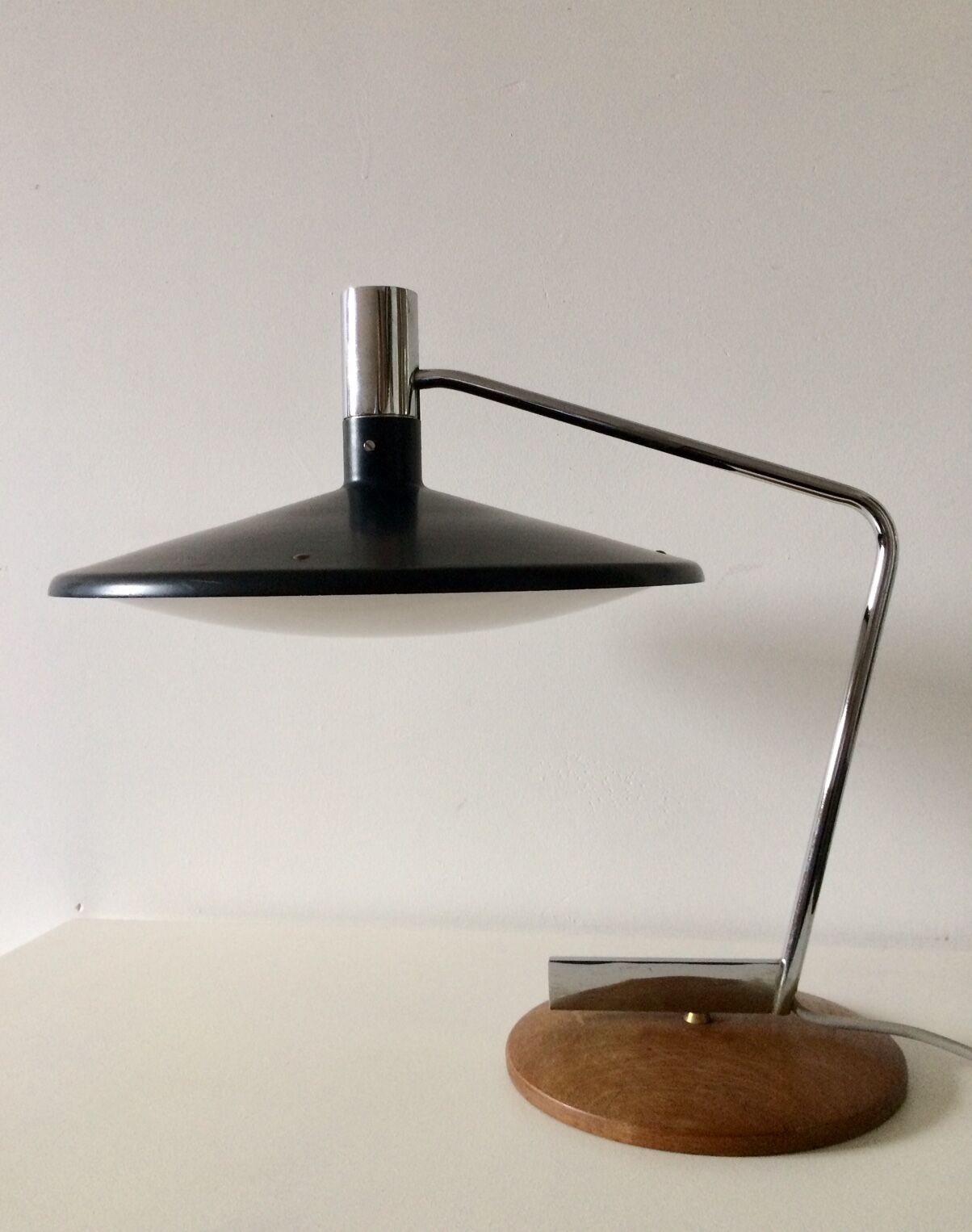 1960's desk lamp with turning base by George Frydman