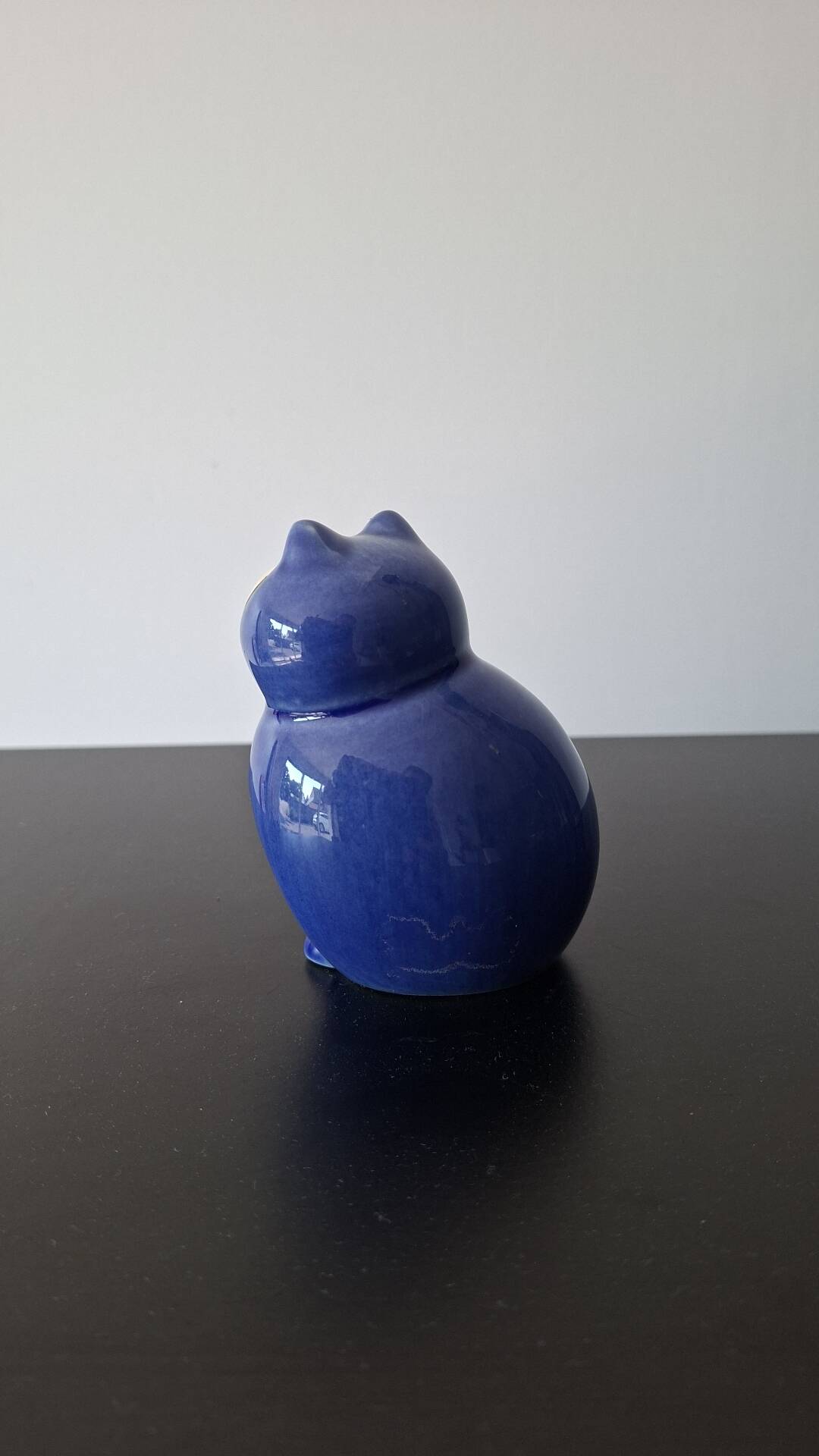Ceramic cat mia cobalt blue lisa larson atelier gustavsberg