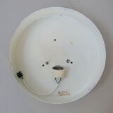 Ceiling lamp staff vintage 1960 glass & metal