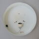 Ceiling lamp staff vintage 1960 glass & metal