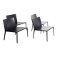 Lot de 4 fauteuils Norma par Arper