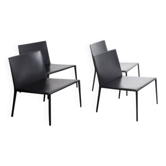 Set of 4 Norma armchairs by Arper