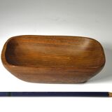 Set of three teak cups 15 x 10 cm