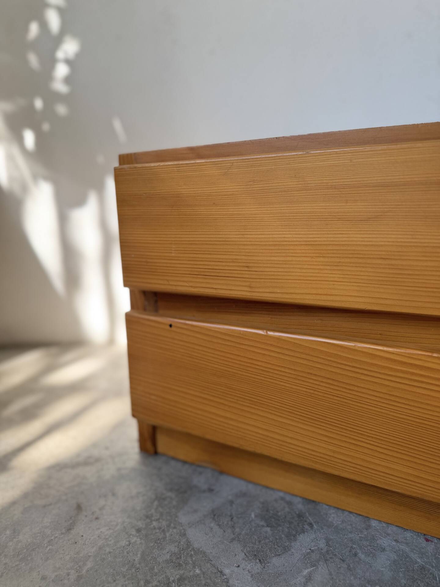 Bedside cabinet pine Maison Regain