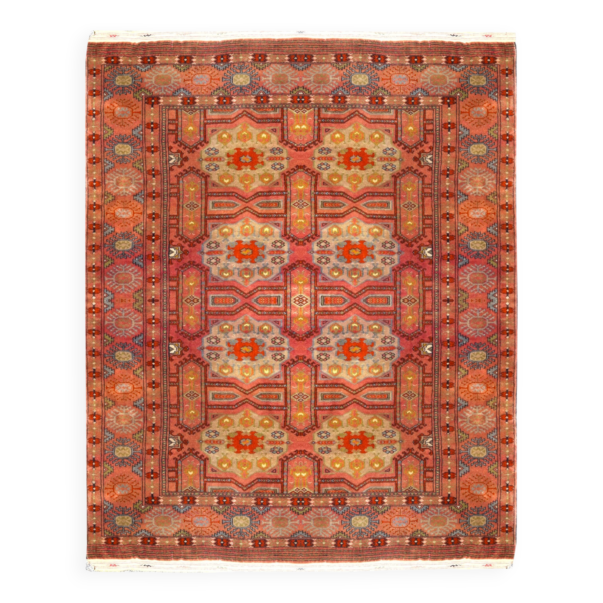 Karakalpak Oriental Rug (Uzbekistan) Early 20th Century: 2.70 X 1.85 M