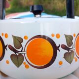 Vintage enamelled kettle