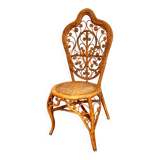 Rattan chair peacock inspiration Emmanuelle