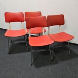 Four vintage kitchen chairs 50