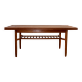 Scandinavian teak lift coffee table "elevator" Tingstroms