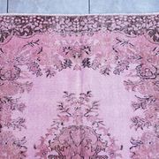 Tapis décoratif vintage rose sku 2535