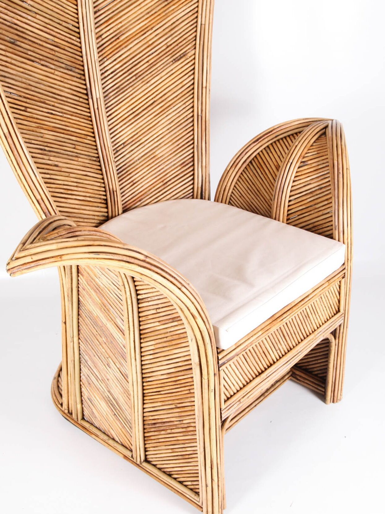 Rattan armchair