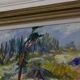 Framed oil on panel "Landscape", Sweden mid 20th century