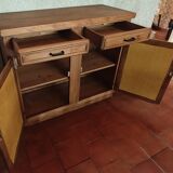 Solid wood sideboard