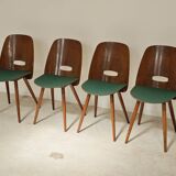 Set of 4 Lollipop chairs by Frantisek Jirak for Tatra 1960