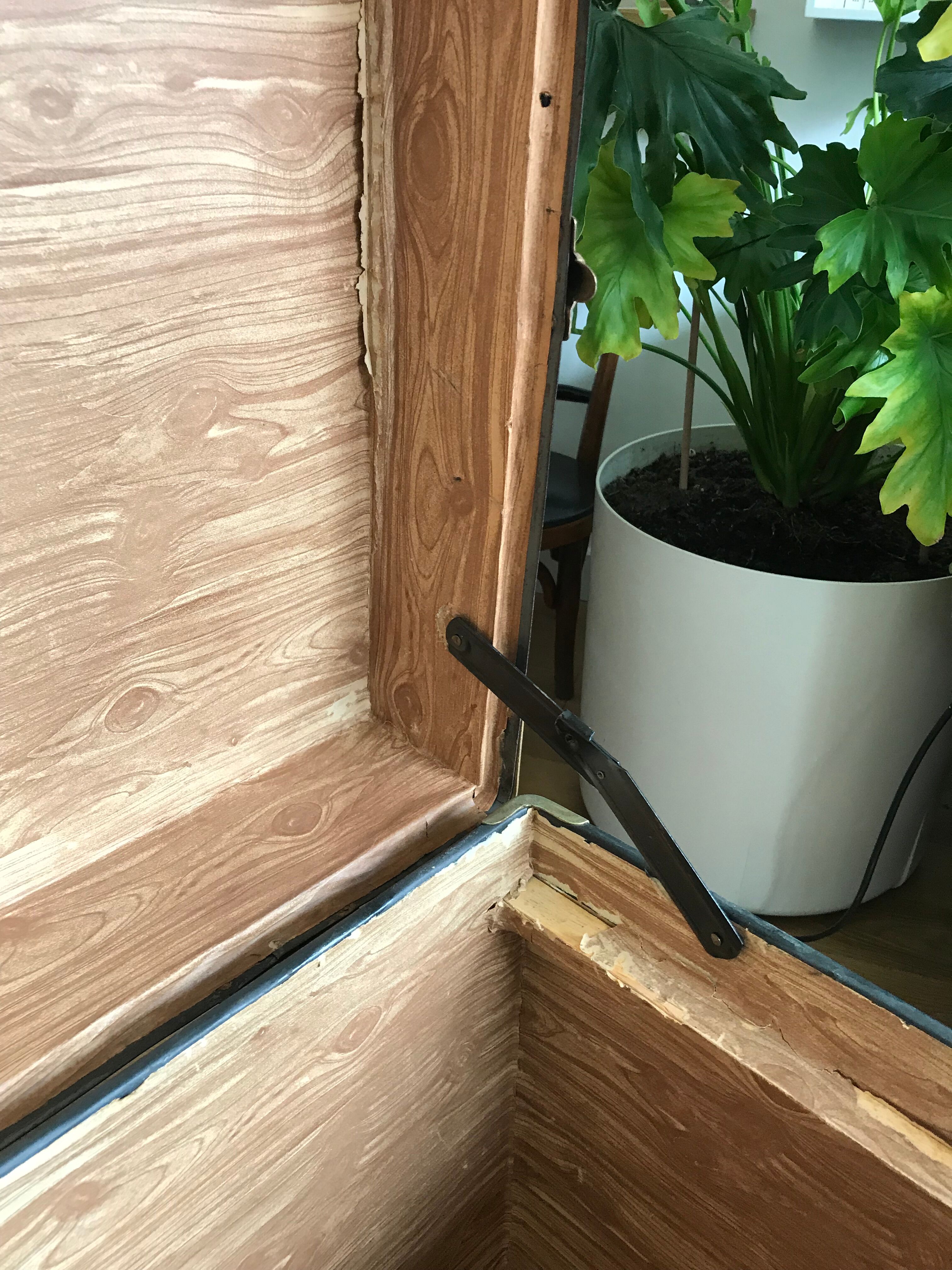 Wooden and metal box