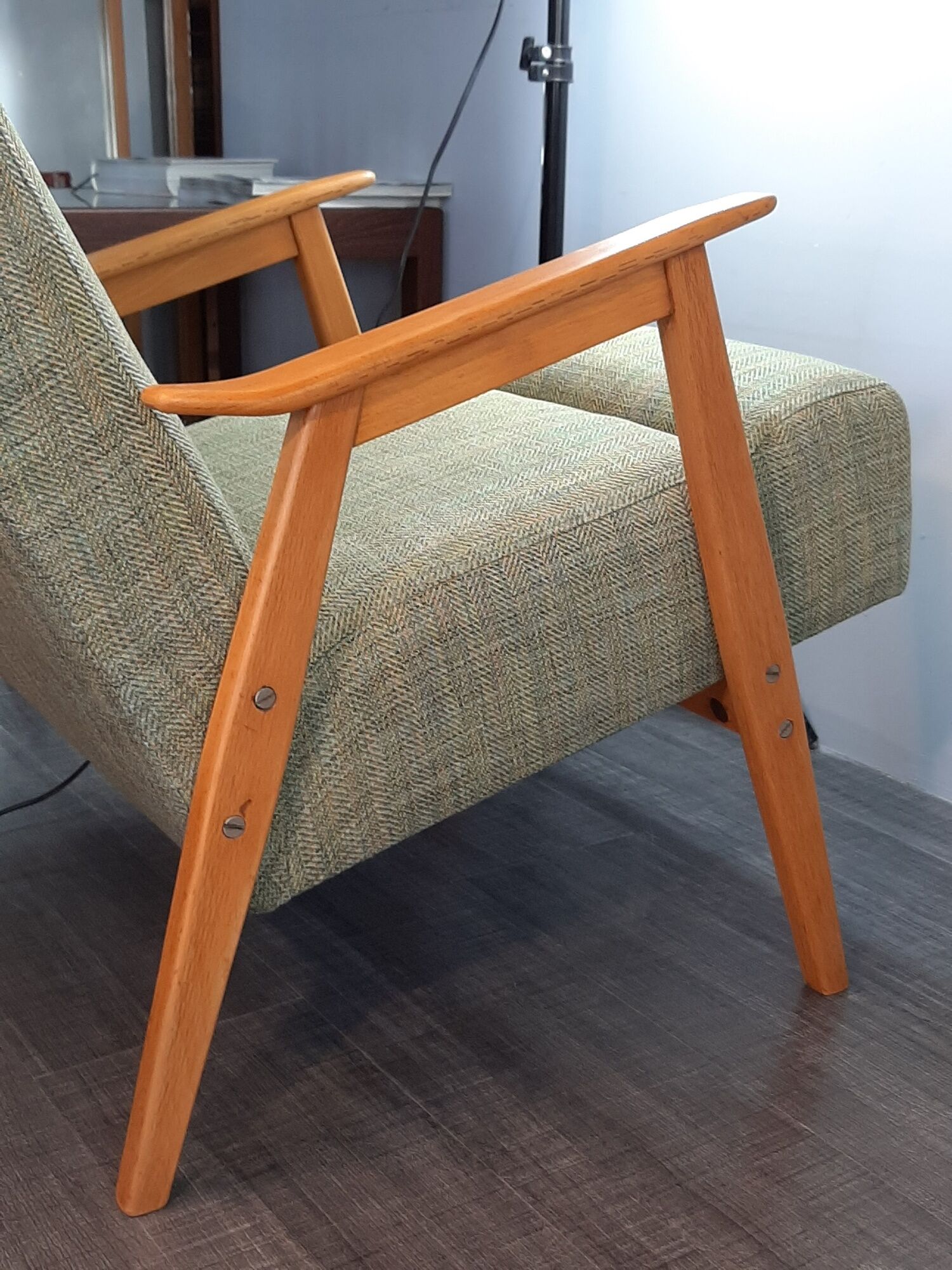 Pair of Interier Praha chairs, Czechoslovakian vintage 1960s