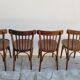 Set of 4 vintage Baumann style bistro restaurant chairs 1950s
