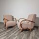 Art Deco Lounge Chairs from Jindřich Halabala, 1950s, Set of 2