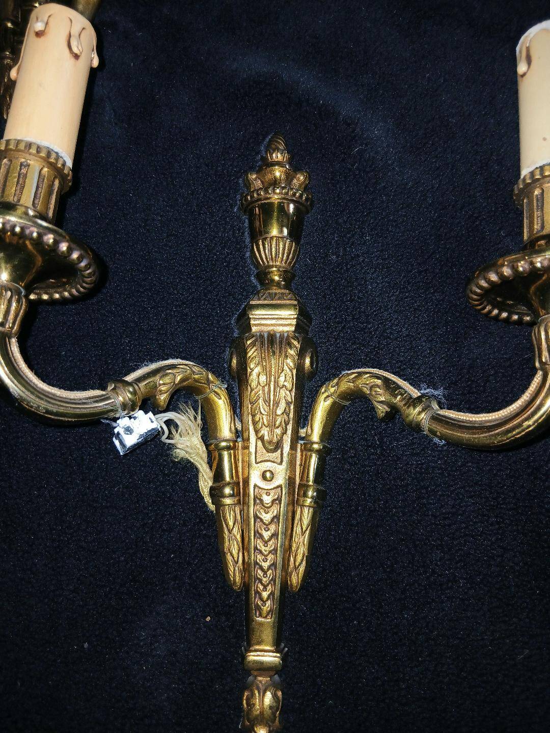 4 bronze wall lights in Louis XVI - XV style