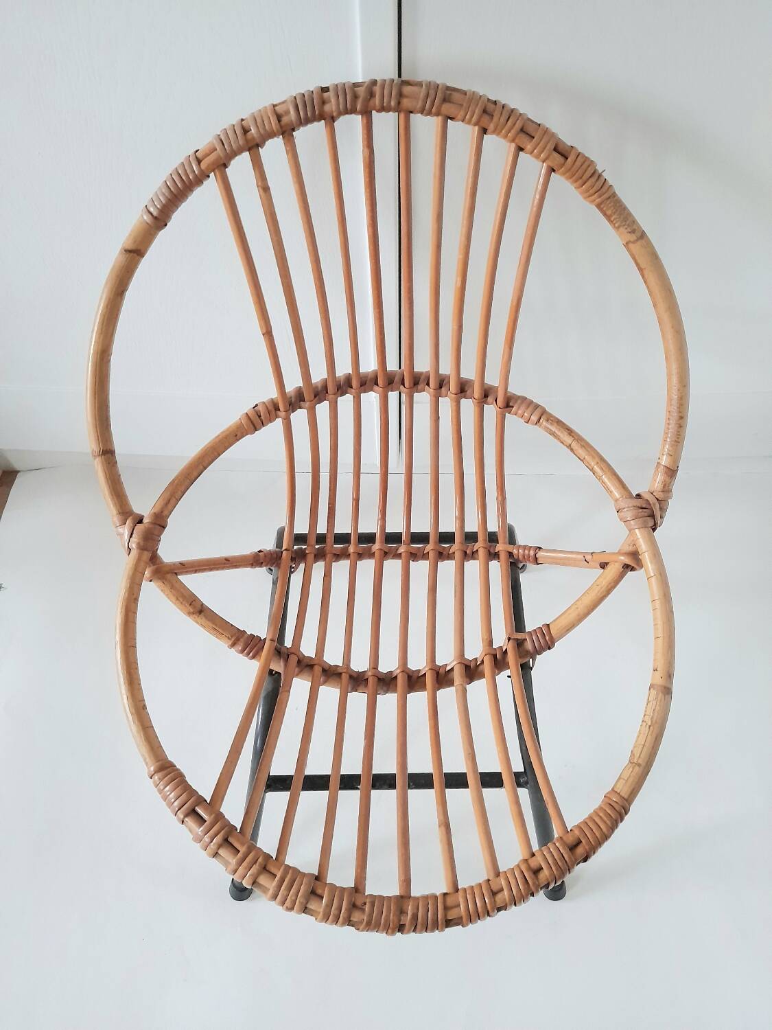 Rattan children's armchair