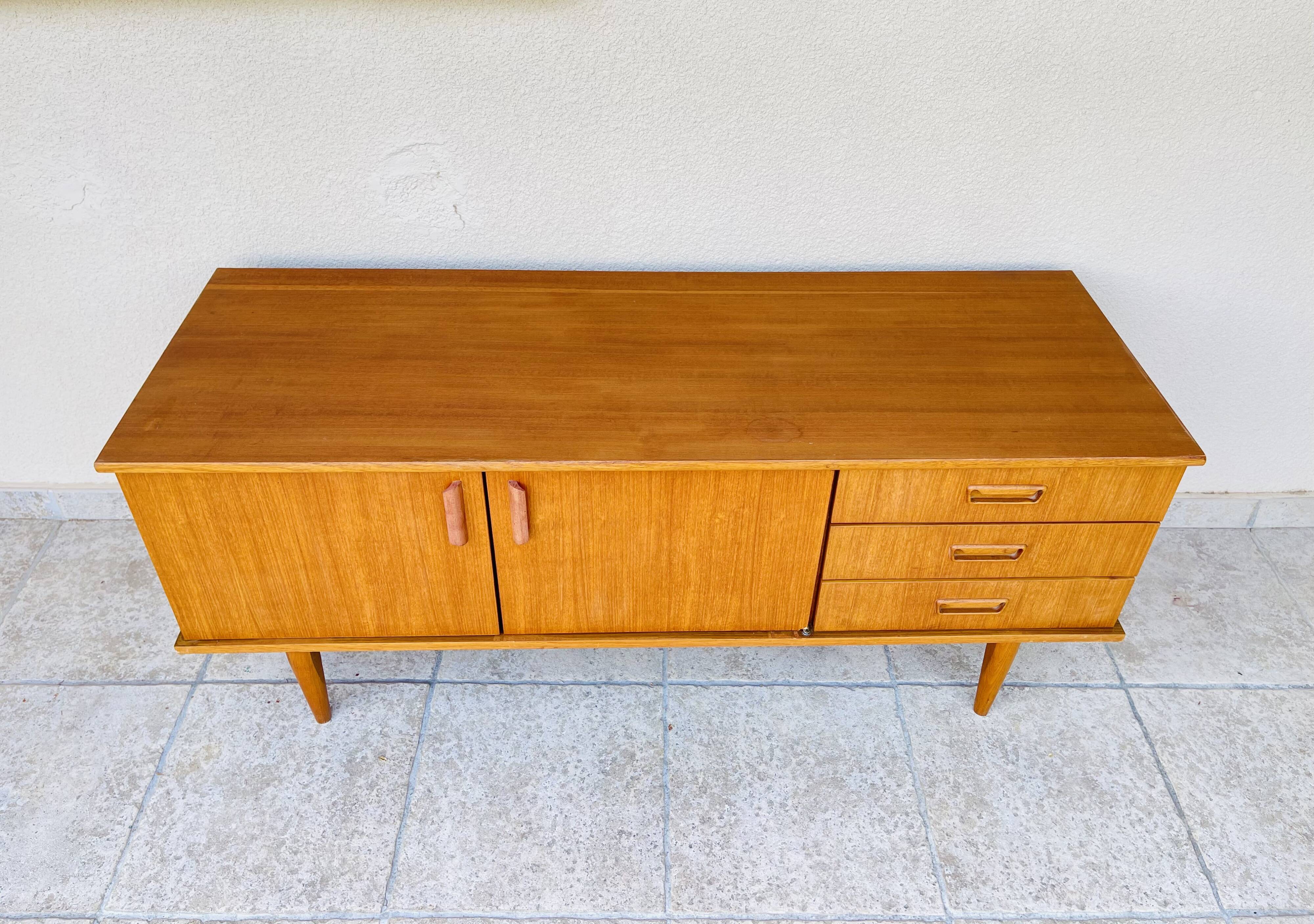 Scandinavian teak row