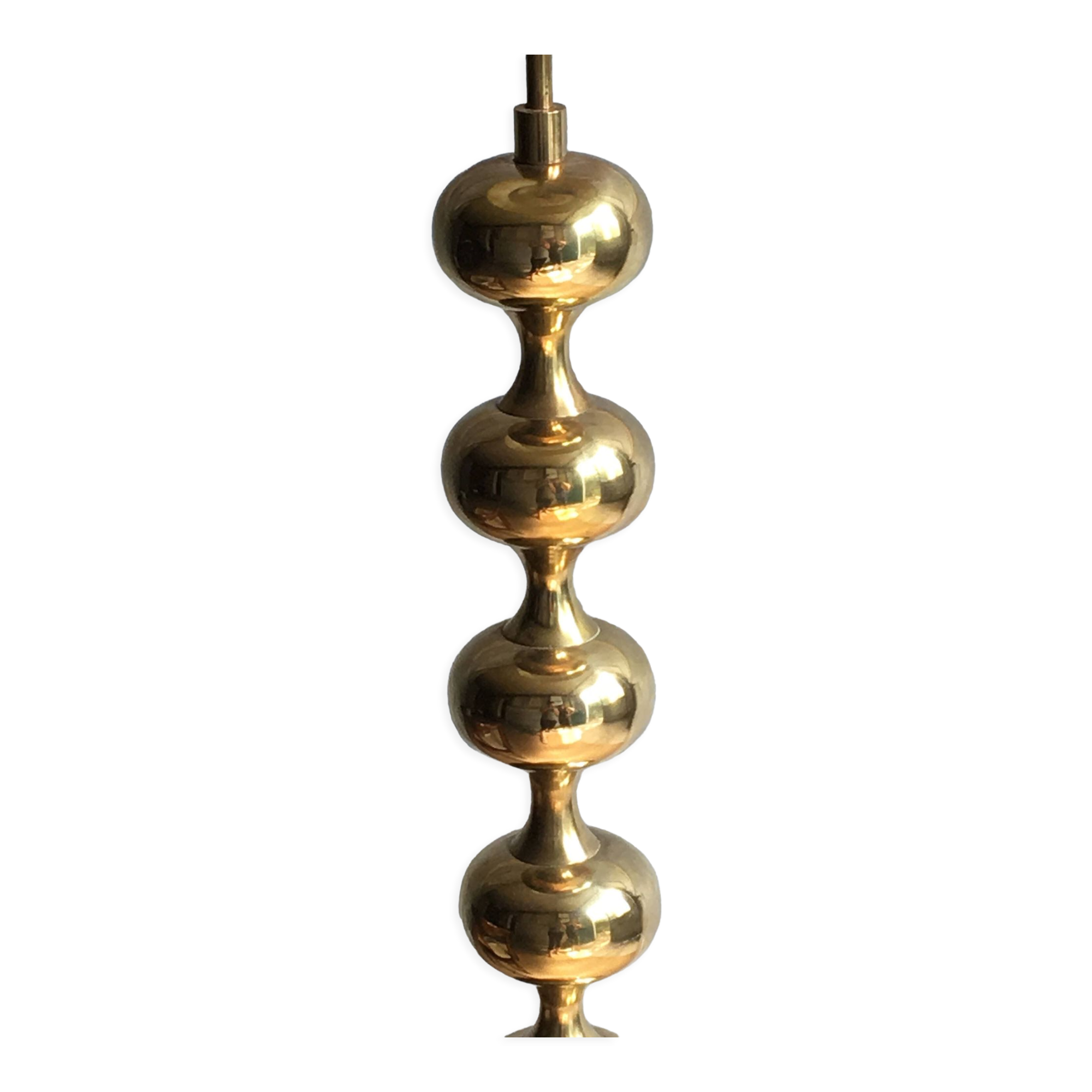 Vintage floor lamp in brass balls