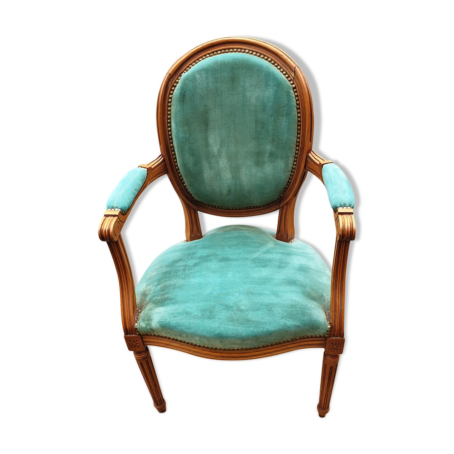 Armchair medallion louis xvi