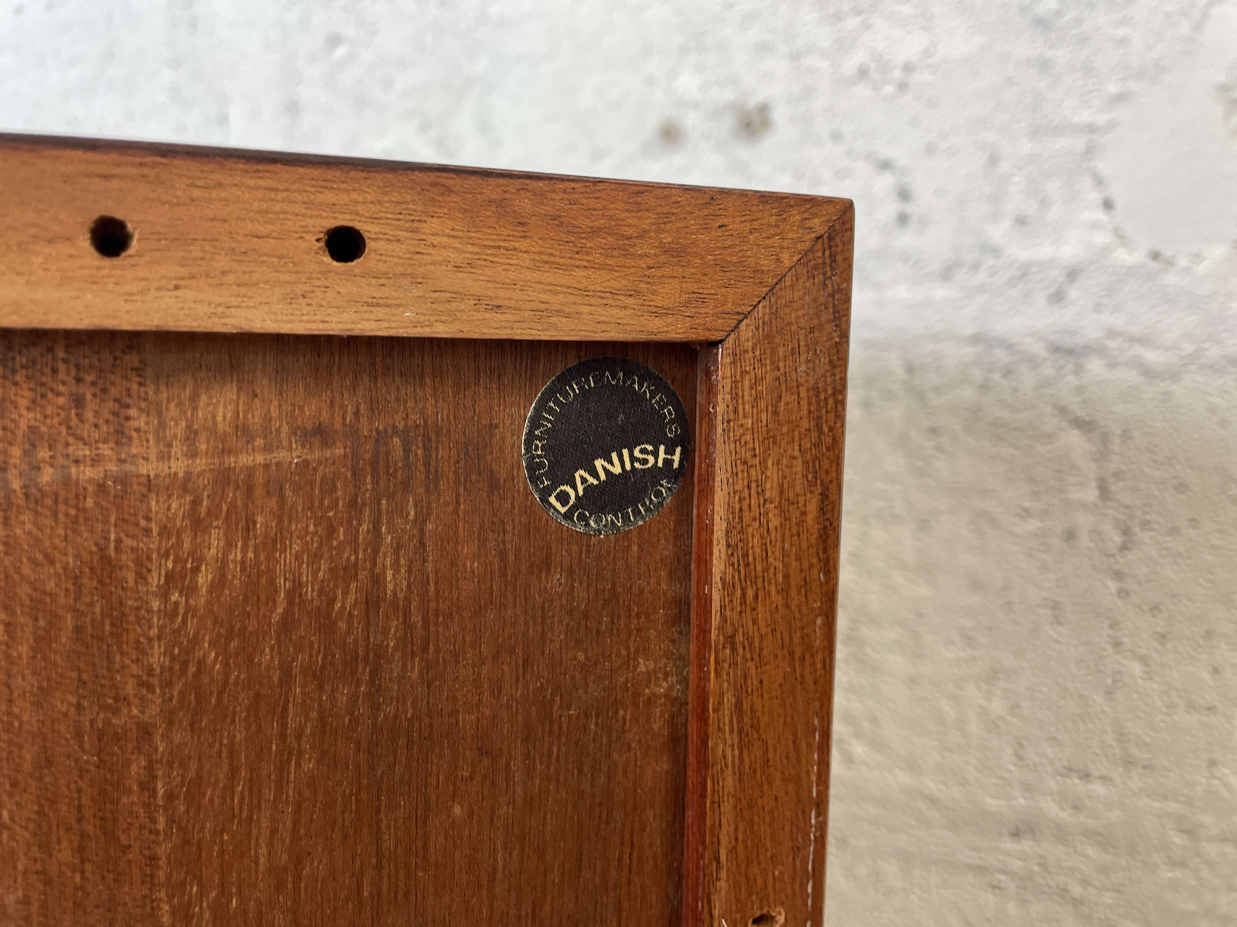 Vintage Scandinavian rosewood bookcase by Ib Kofod-Larsen, 60s