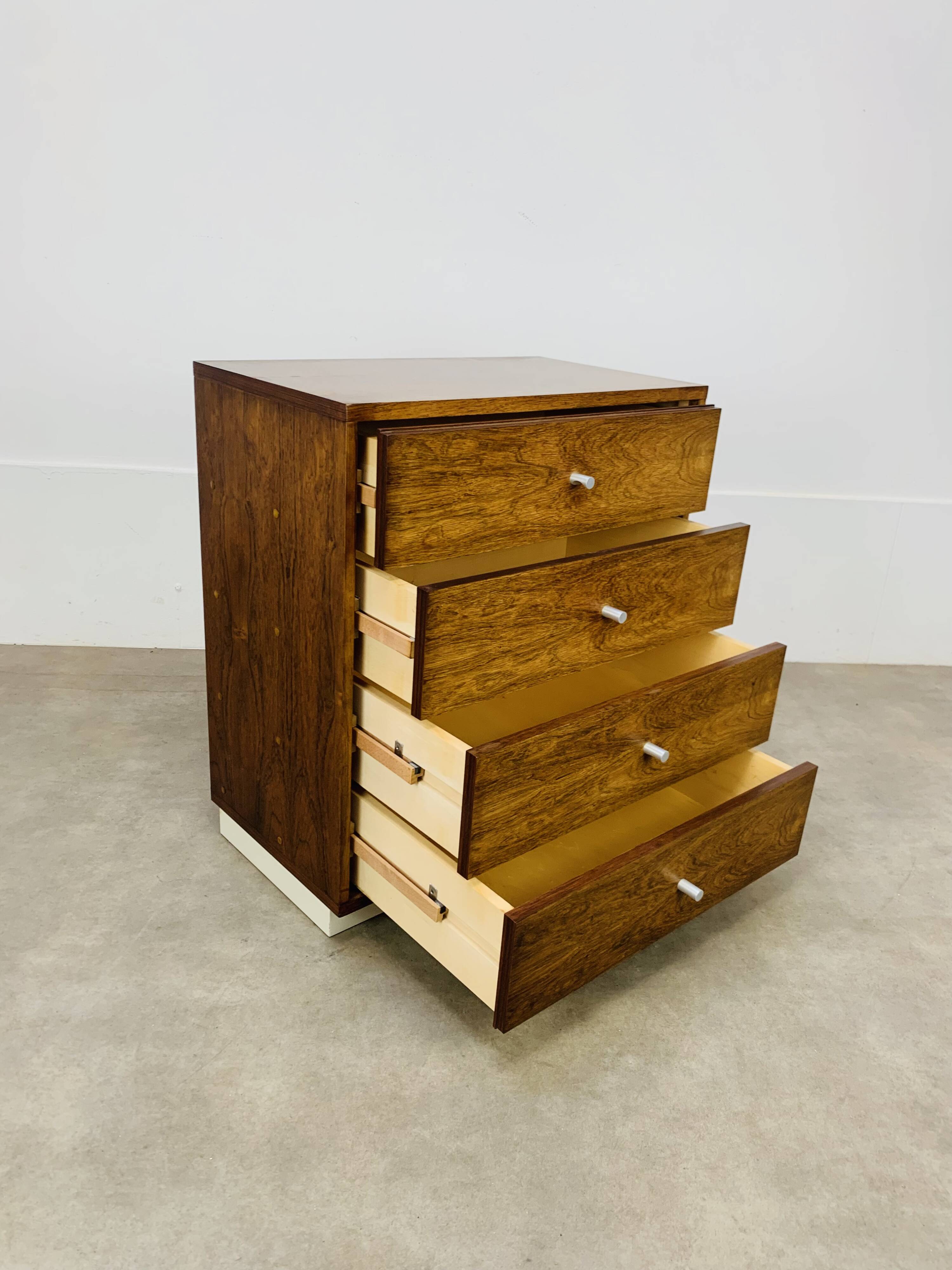 Rosewood chest of drawers from the 70s