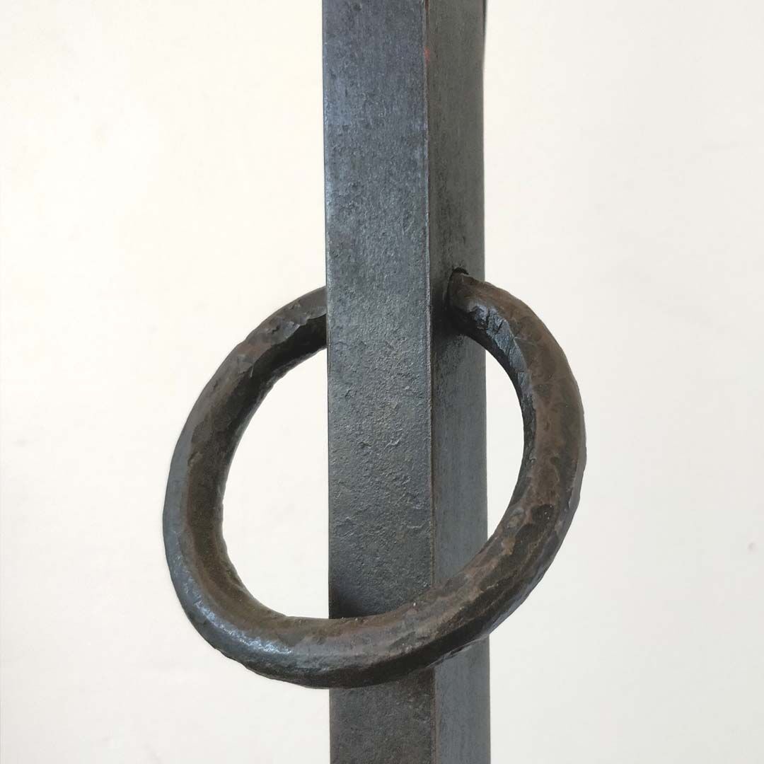 Lamppost tripod wrought iron