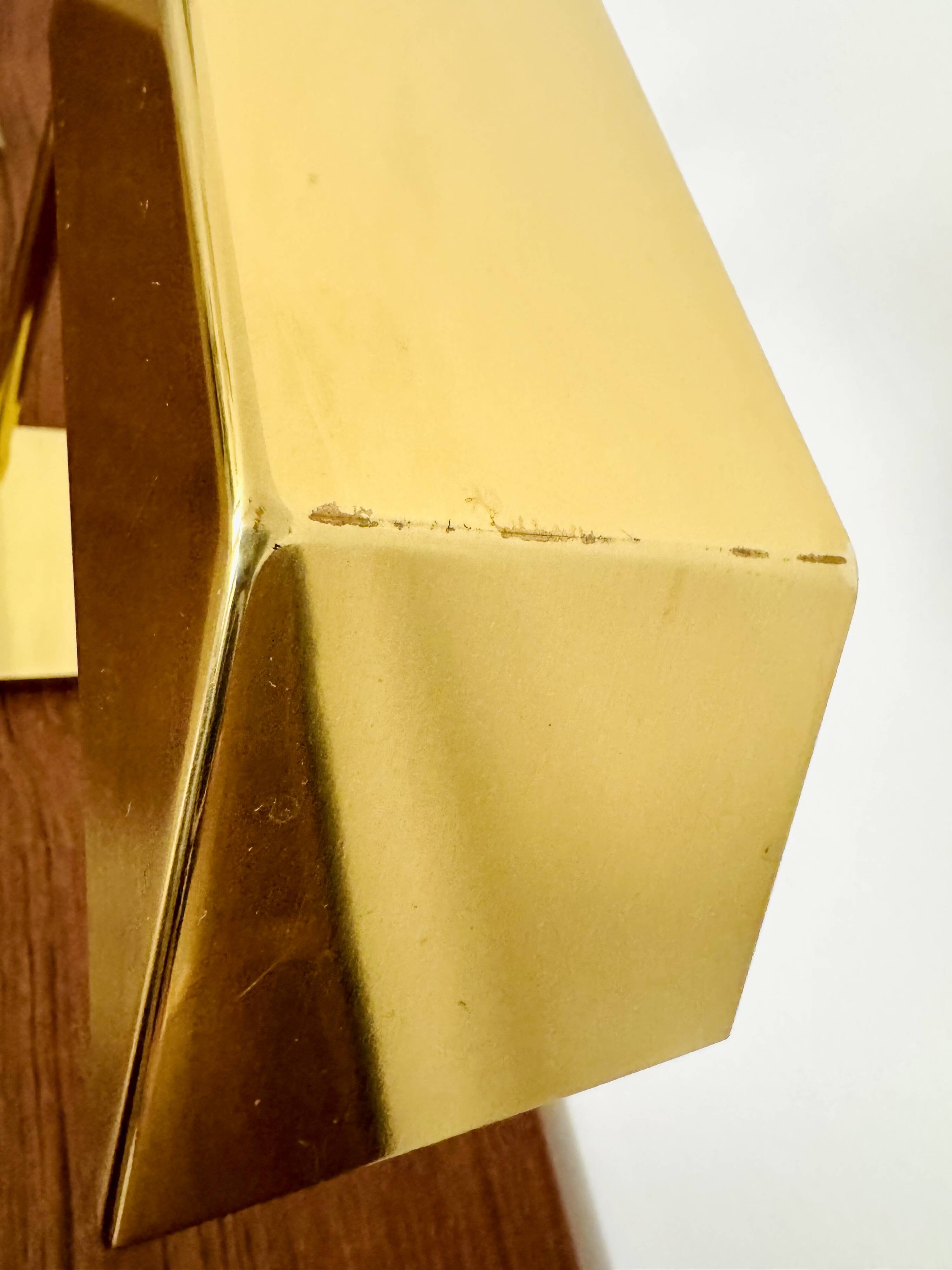 Brass Table Lamp by Vereinigte Werkstätten Collection