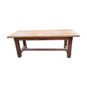 table de ferme en hêtre