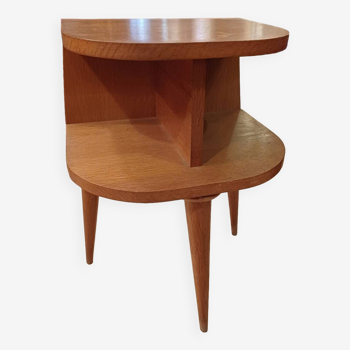 Small side piece of furniture, tripod bedside table 1950