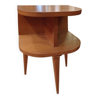 Small side piece of furniture, tripod bedside table 1950