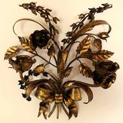 Paire de bougeoirs à double applique Hans Kögl, années 1960