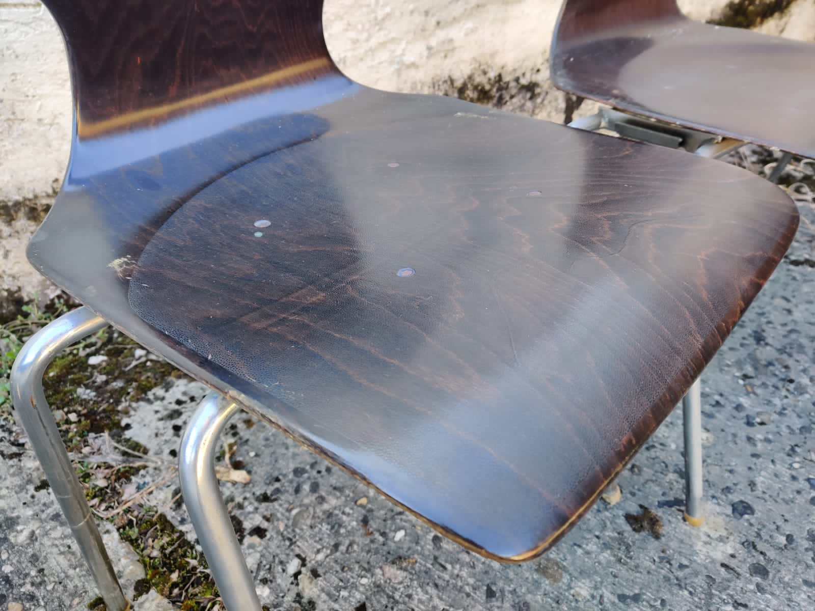 8 vintage chairs by Flötotto Pagwood