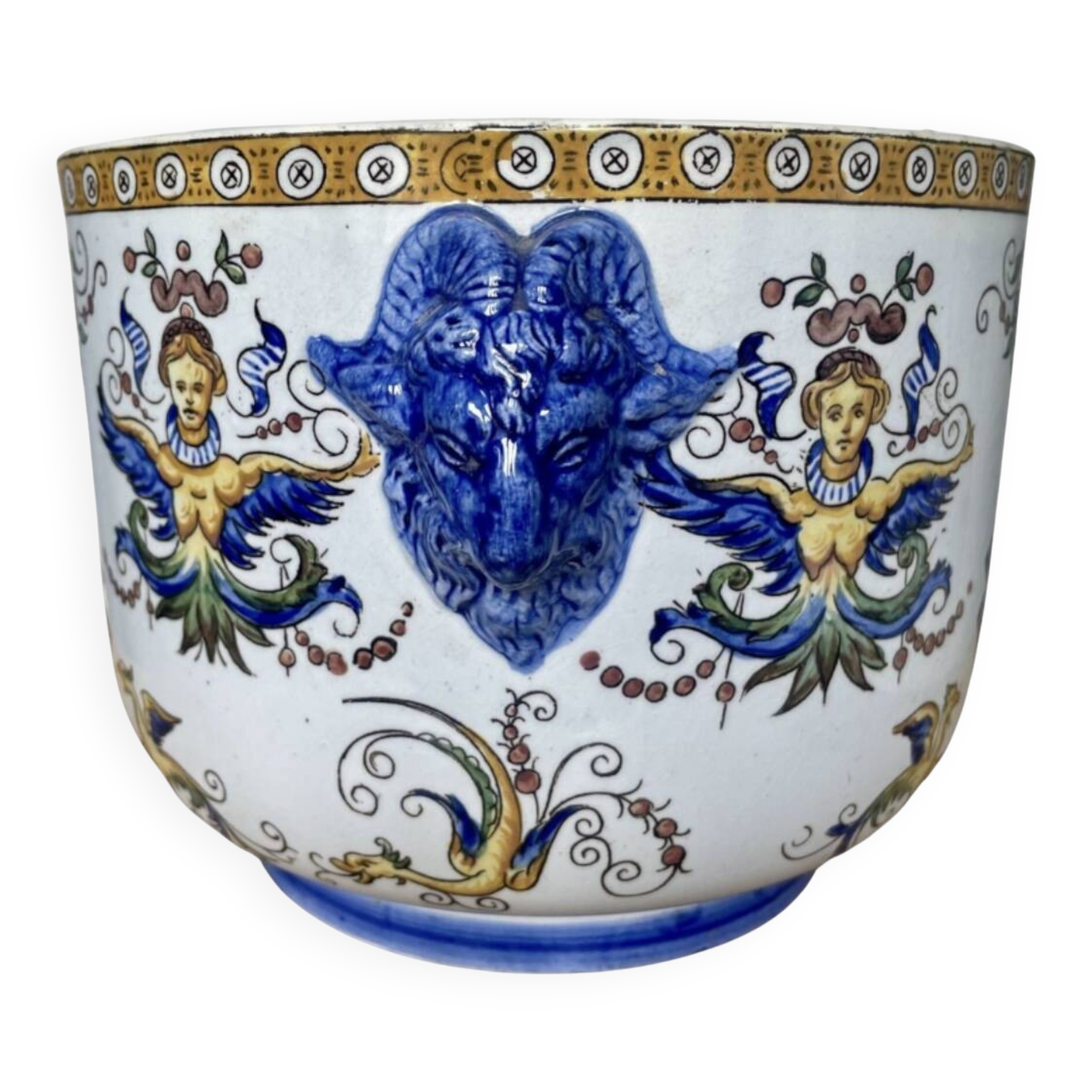 Gien porcelain planter